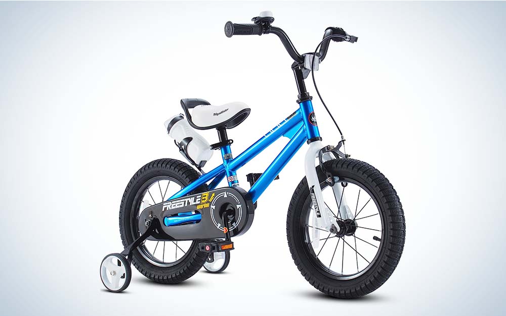 The RoyalBaby Freestyle is the best kids' bike with training wheels.