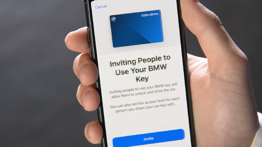 Sharing BMW Digital Key Video BMW Digital Key Sharing Video