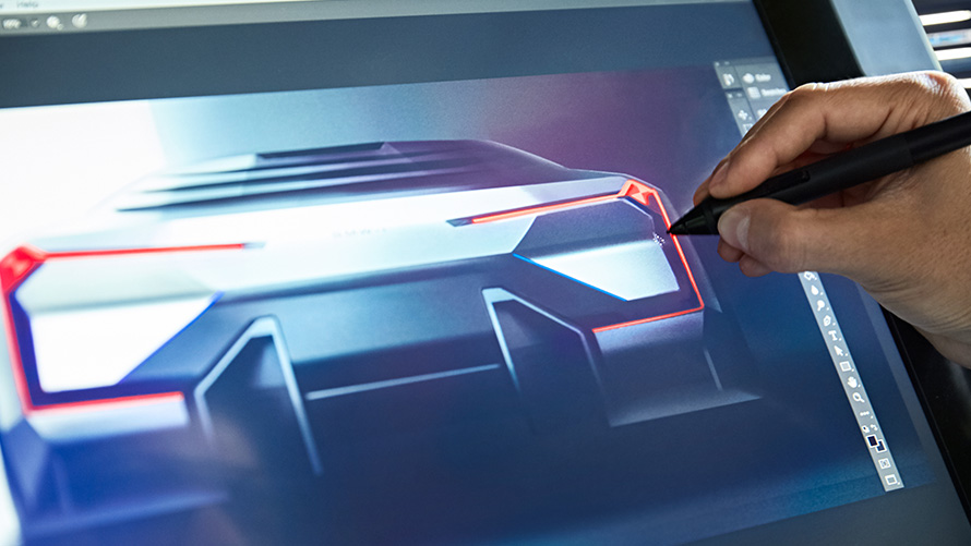 BMW Vision M NEXT, exterior BMW Vision M NEXT, exterior, design, rear view, sketch
