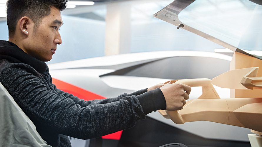 BMW Vision M NEXT, interior BMW Vision M NEXT, development, interior, design, Boost Pod
