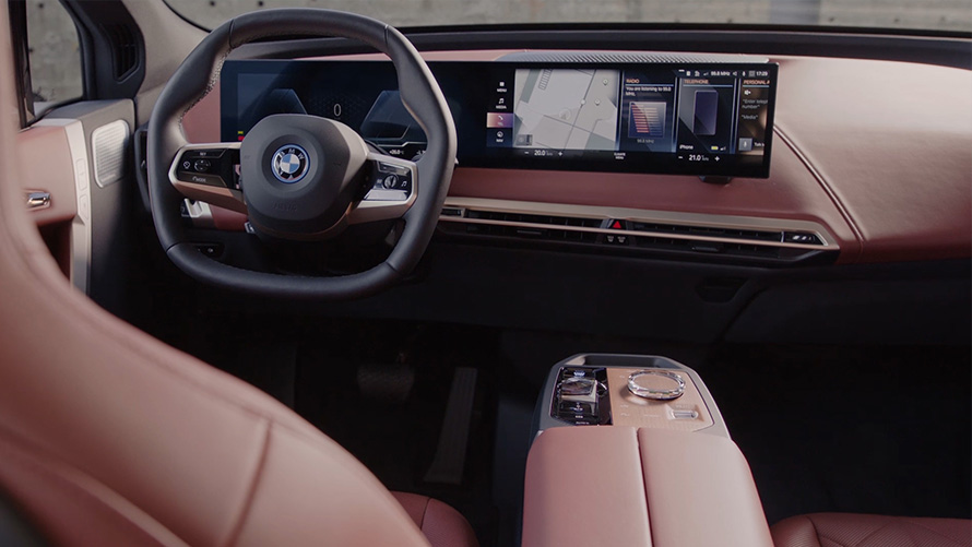 BMW iX i20 electric SUV interior highlights Video BMW iX i20 2021 electric SUV interior highlights Video