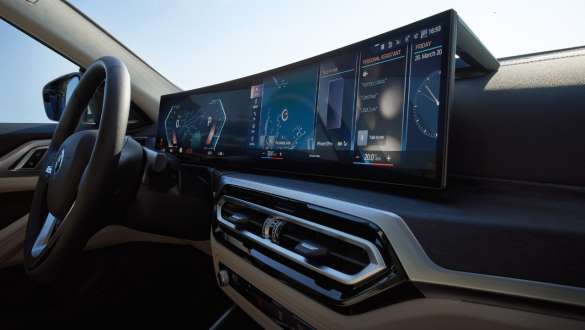 BMW Curved Display BMW i4 G26 2021 BMW Curved Display BMW i4 G26 2021 Control Display interior