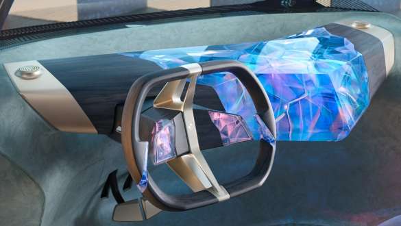 Hovering instrument panel as sculpture BMW i Vision Circular 2021 BMW i Vision Circular 2021 vision car interior design hovering instrument panel as sculpture