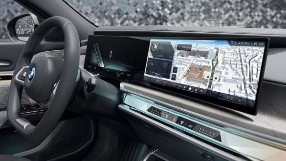 BMW i7 Sedan G70 Interior Curved Display Dashboard with Curved Display BMW i7 Sedan G70 interior
