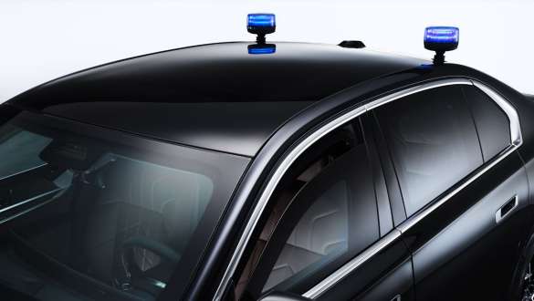 BMW 7 Series Protection G73 beacons BMW 7 Series Protection G73 beacons roof